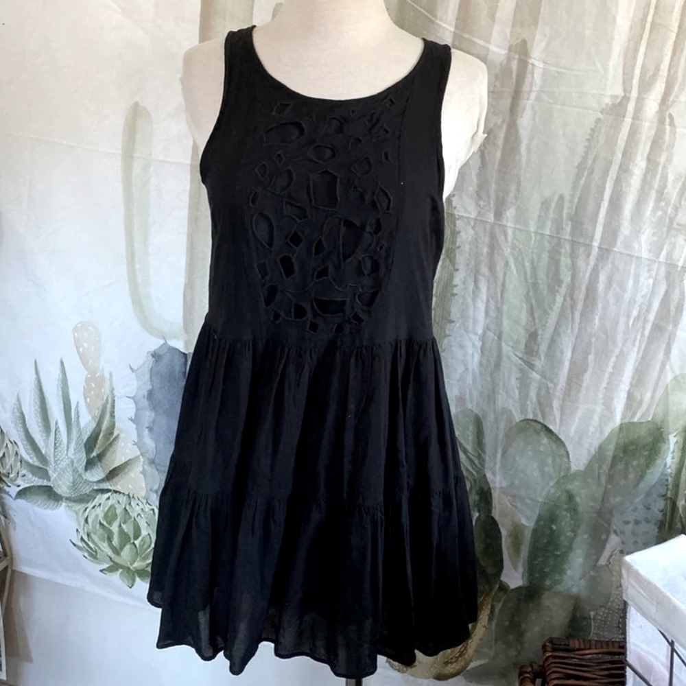 Lovers + Friends Laser Cut Sun Dress 🌵xs